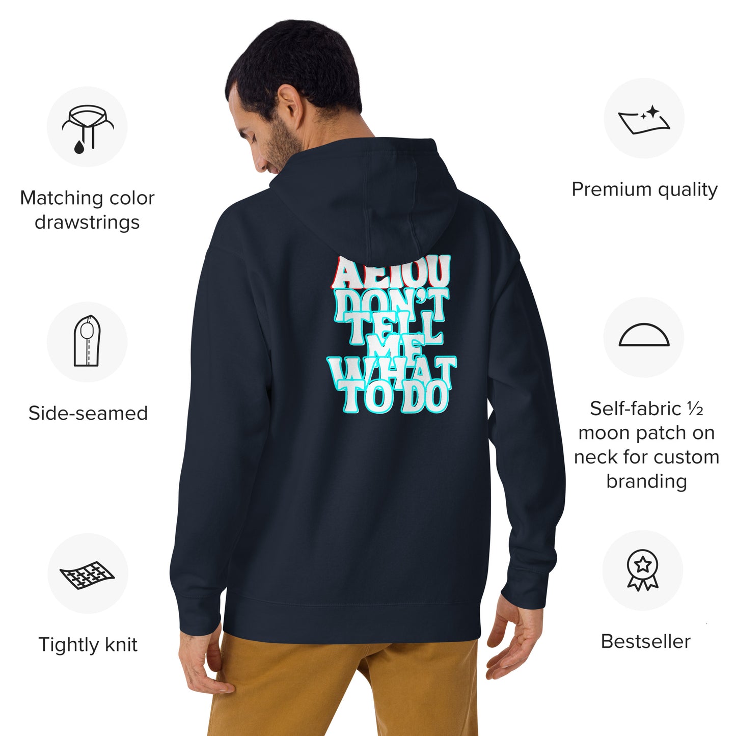 VLNTNO AEIOU Unisex Hoodie